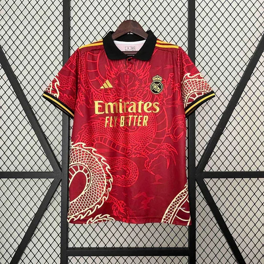 Maillot 2024/25 Real Madrid Concept Dragon Rouge